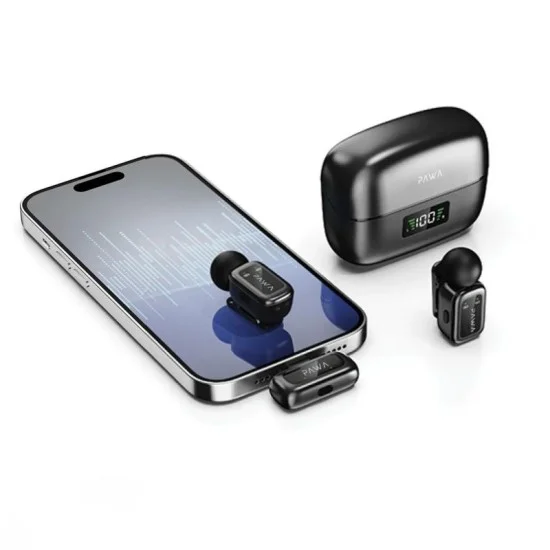 Pawa Mike M6 Microphone With Ai Voice Modulation - Black